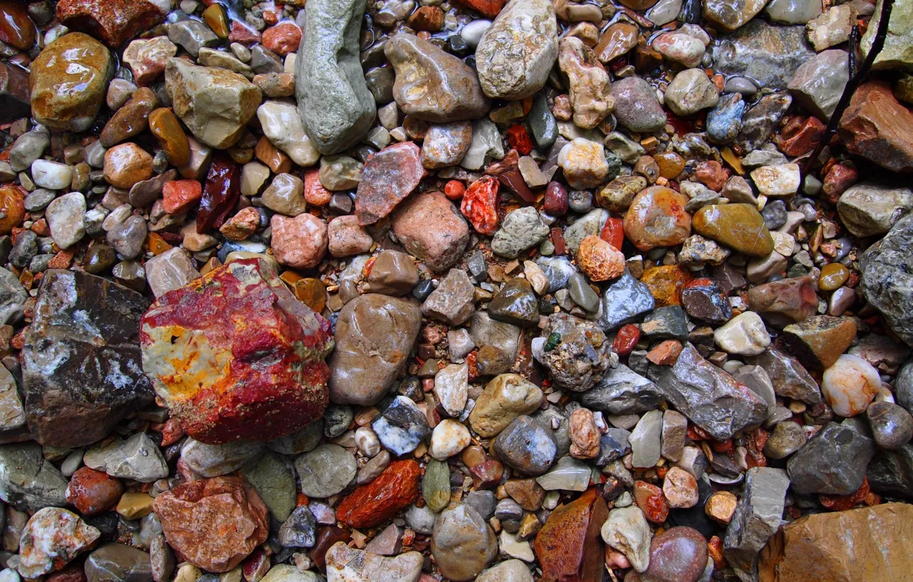 Фото обои colors, wet, texture, stones, minerals