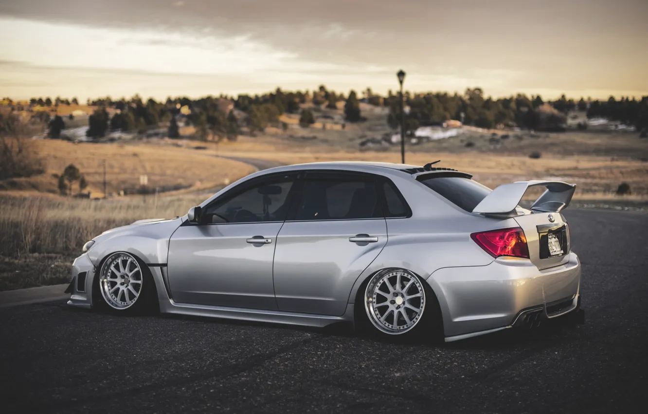 Фото обои Subaru, Impreza, WRX, STi, JDM, Stance, Low, BellyScrapers