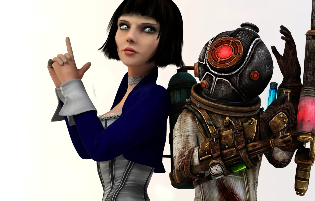 Фото обои BioShock, Elizabeth, Big Sister, Eleanor Lamb