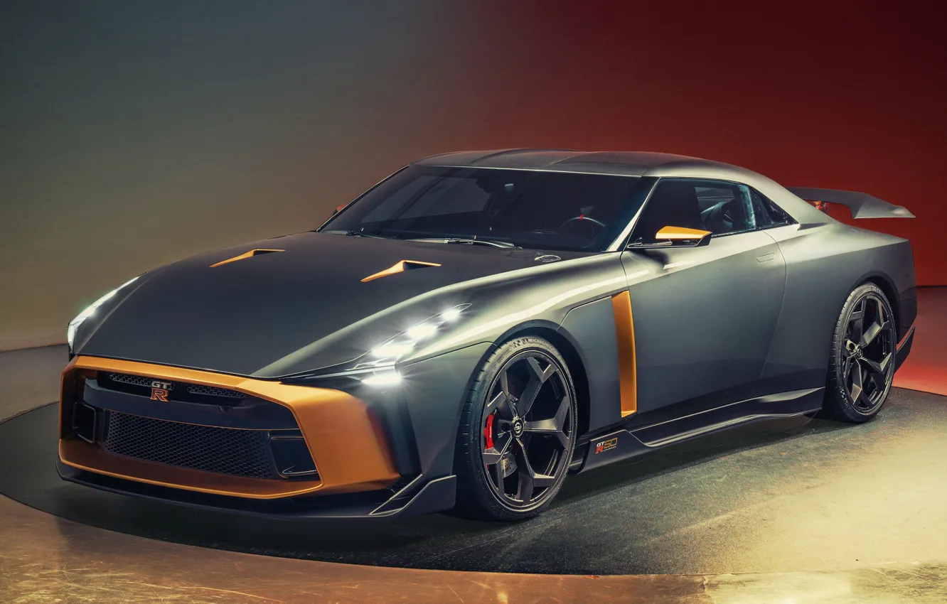 Фото обои Concept, Nissan, 2018, ItalDesign, GT-R50