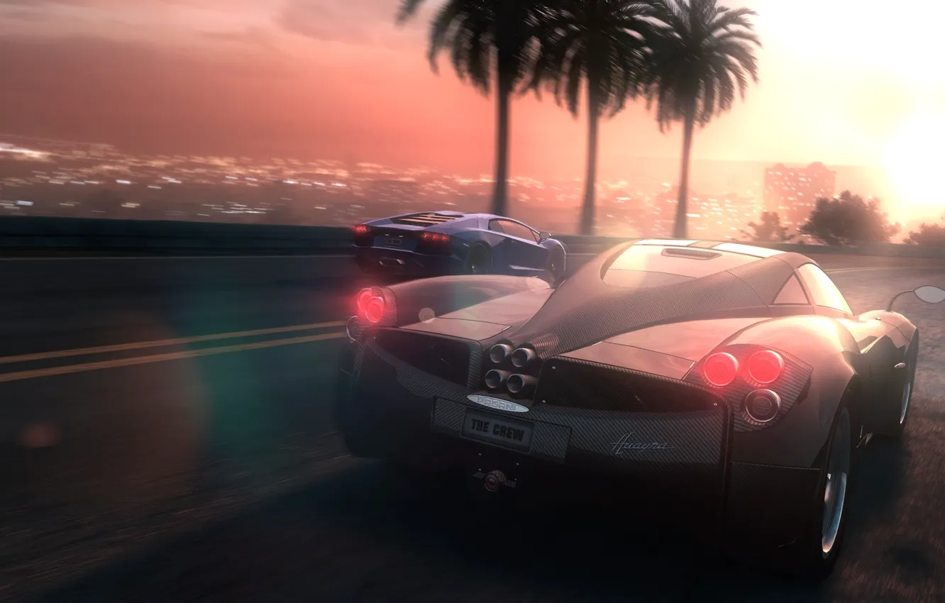 Фото обои Lamborghini, USA, Race, Cars, Chicago, New York, Detroit, Game