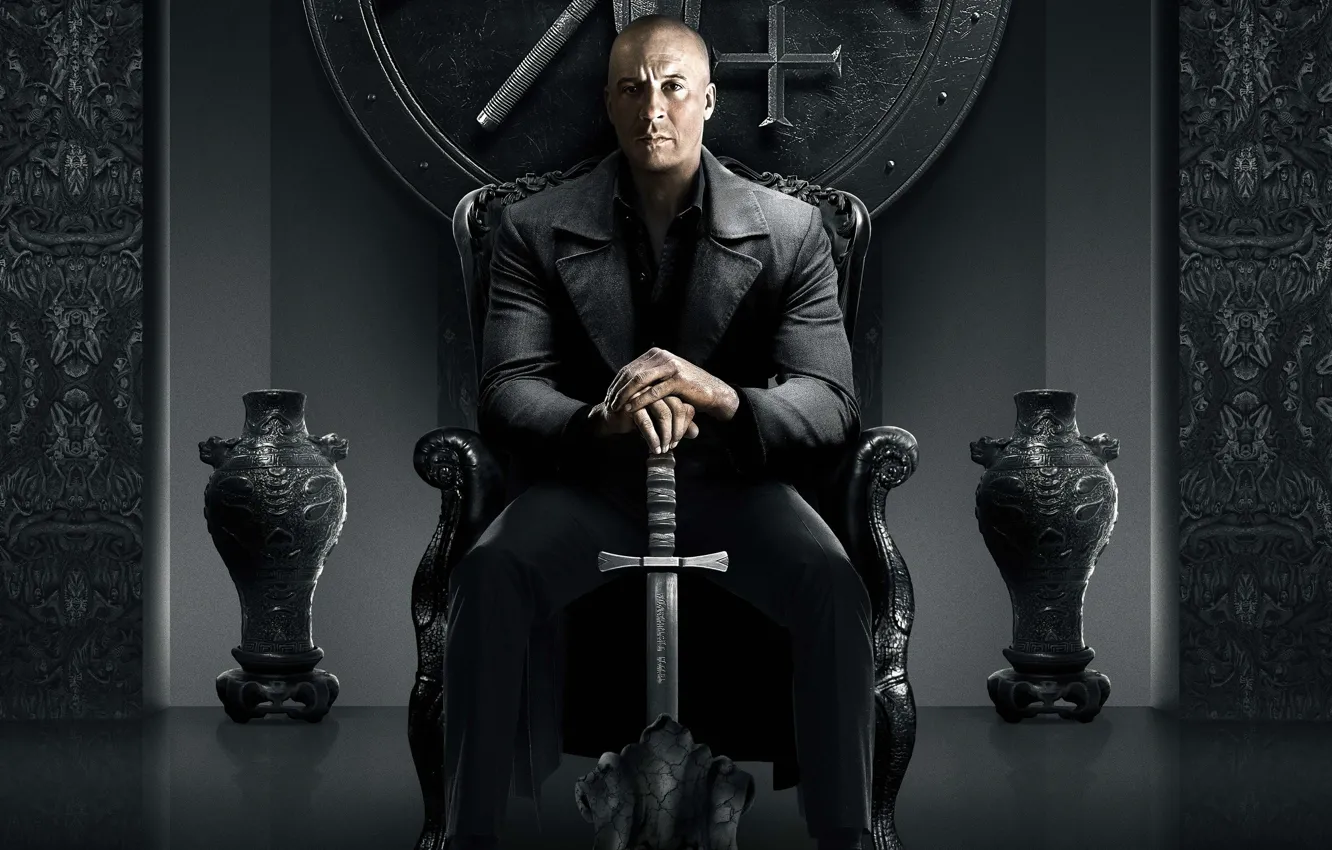 Фото обои cinema, sword, black, immortal, cross, man, movie, american