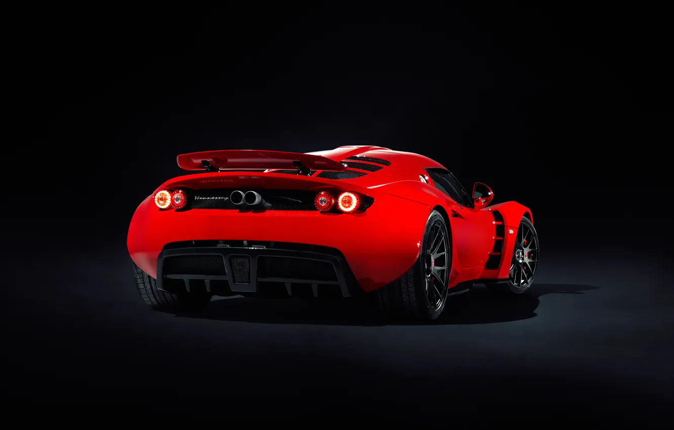 Фото обои суперкар, supercar, 2011, тёмный фон, Hennessey, Venom GT, dark background, единственный экземпляр