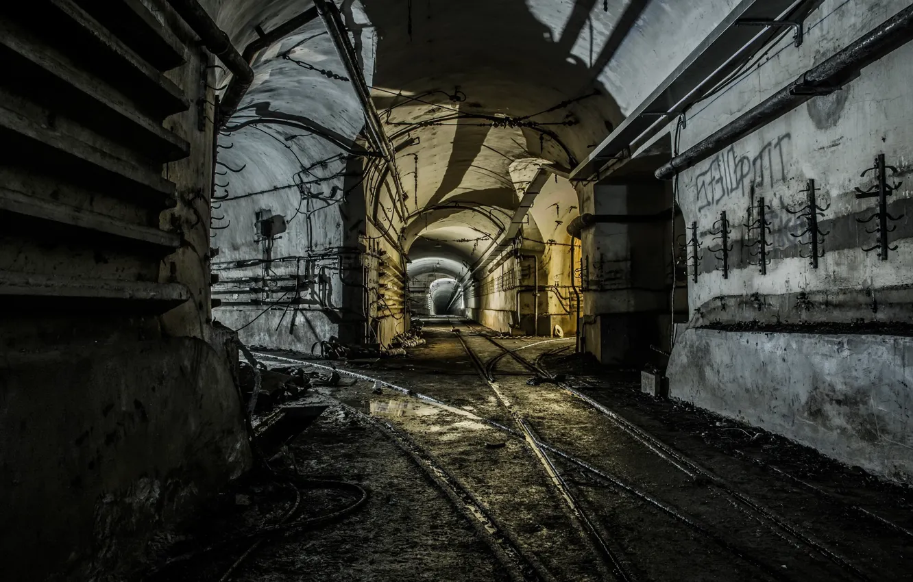Фото обои город, метро, подземка