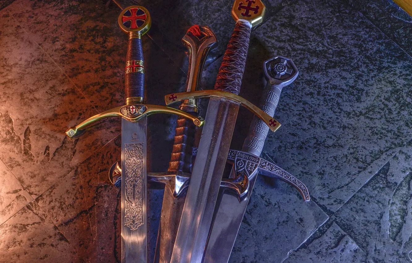 Фото обои сталь, меч, лезвие, клинок, крестоносец