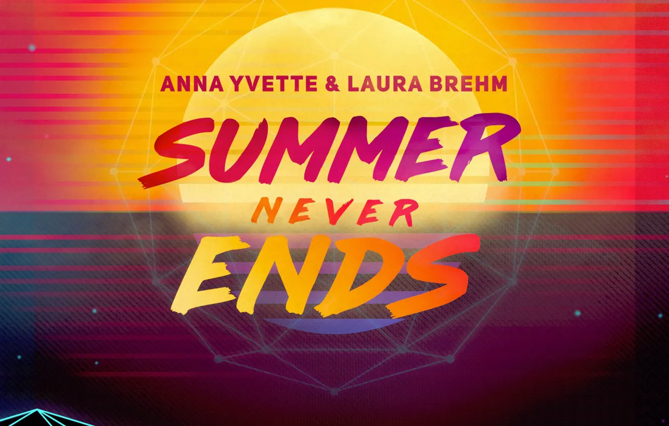 Фото обои Music, Cover, Monstercat, Summer Never Ends, Anna Yvette & Laura Brehm