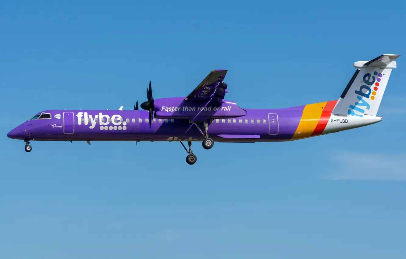 Фото обои Bombardier, FlyBE, DHC-8-Q400