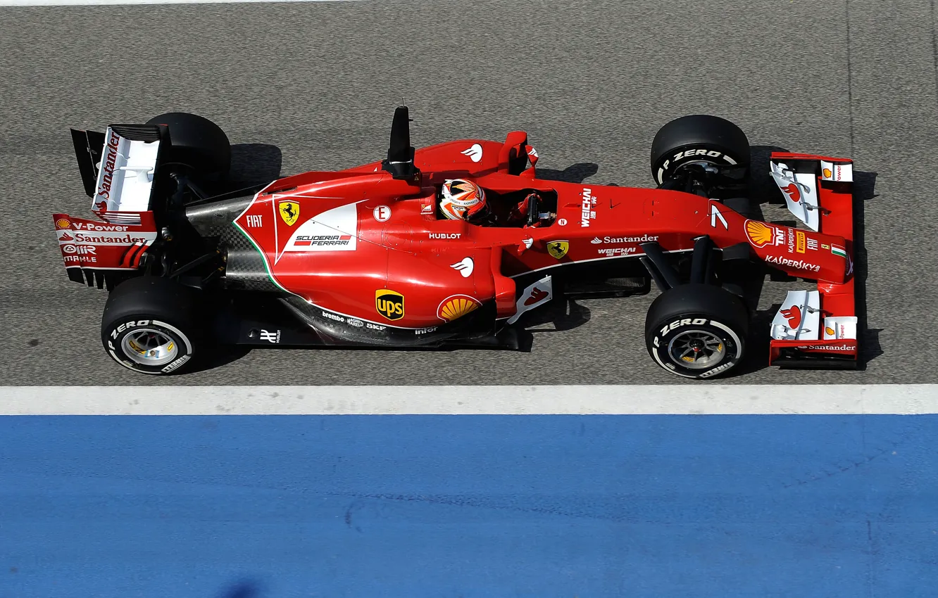 Фото обои ferrari, formula 1, kimi raikkonen, raikkonen, kimi, f14t