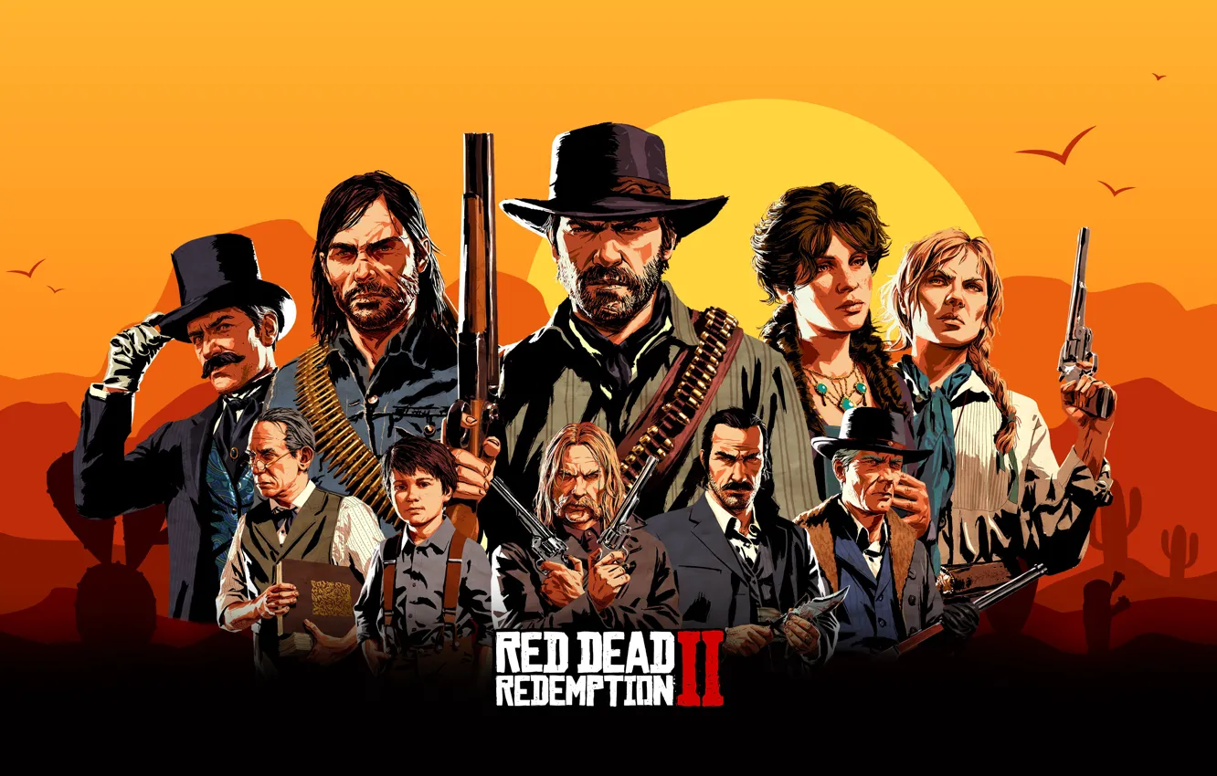 Фото обои Games, RockStar, Red Dead Redemption 2