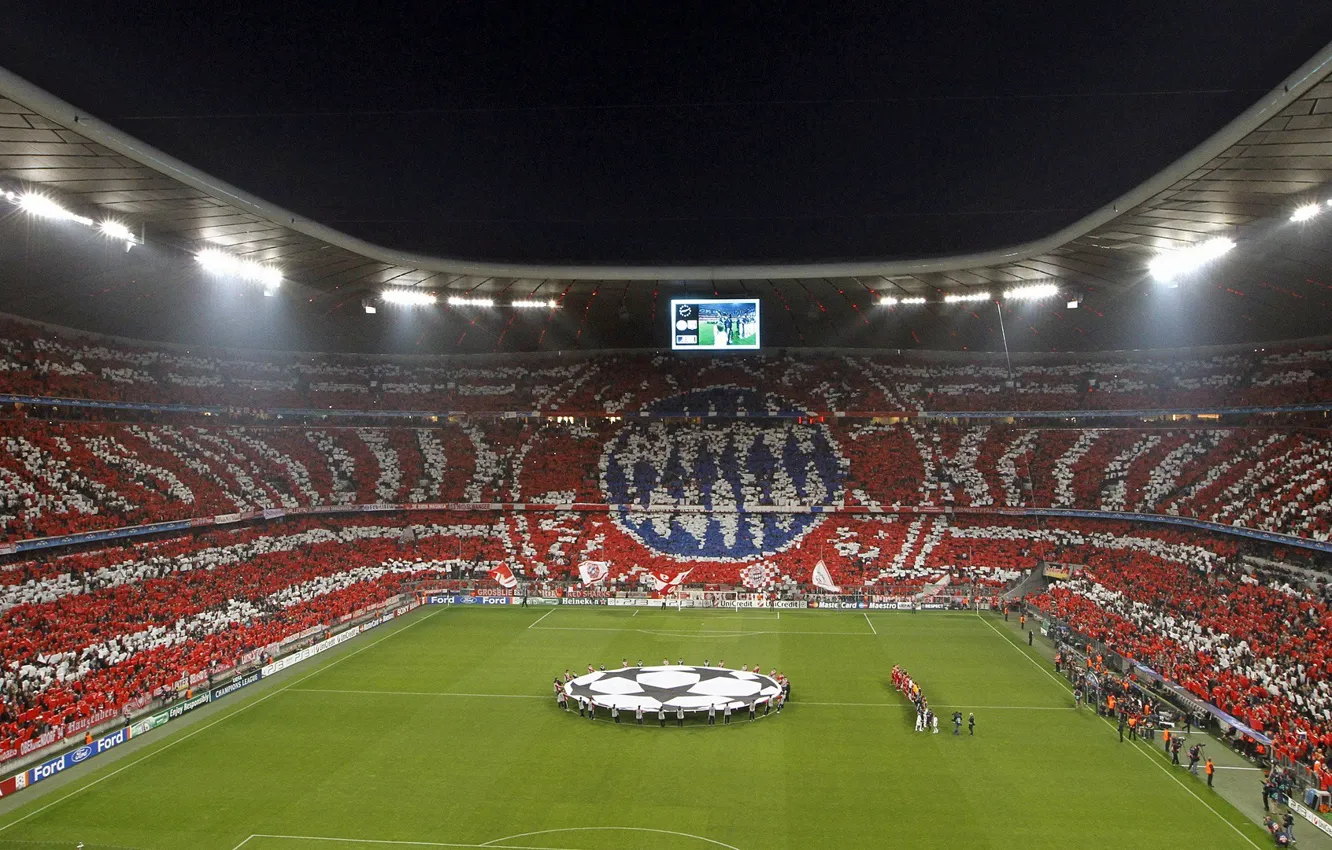 Фото обои Мюнхен, Бавария, allianz arena, FC Bayern Munchen