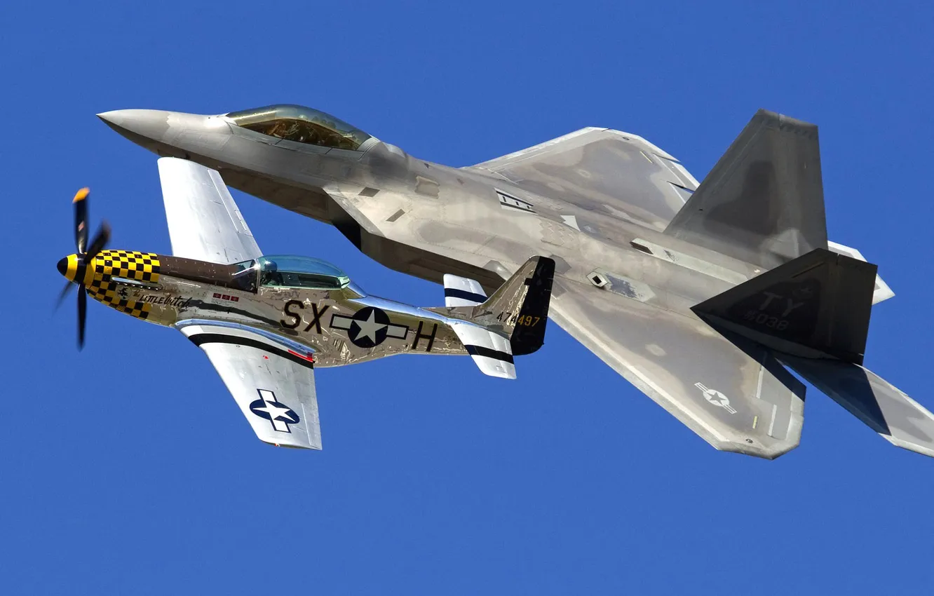 Фото обои небо, полет, истребитель, пара, парад, самолёт