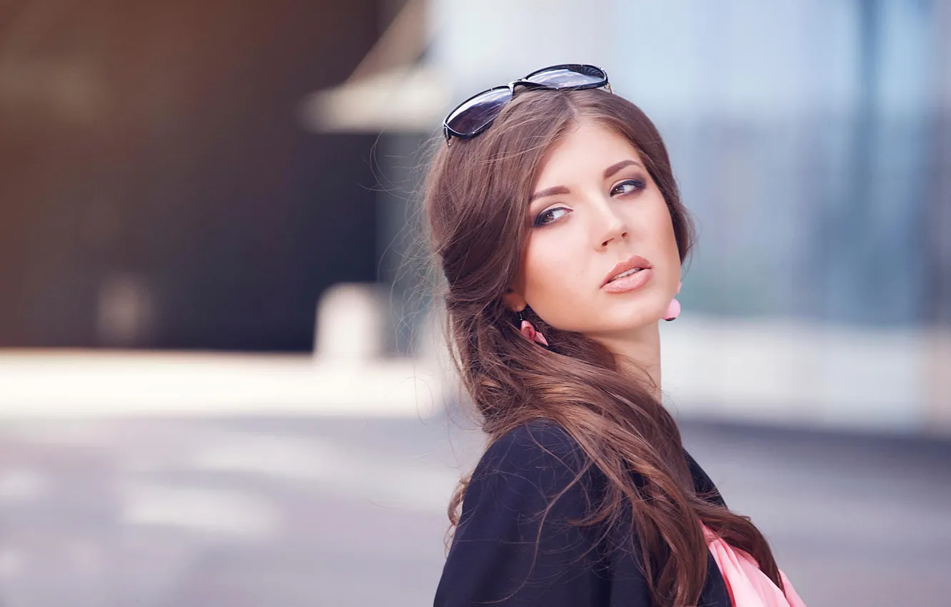 Фото обои портрет, кареглазая, Yanina Kristova