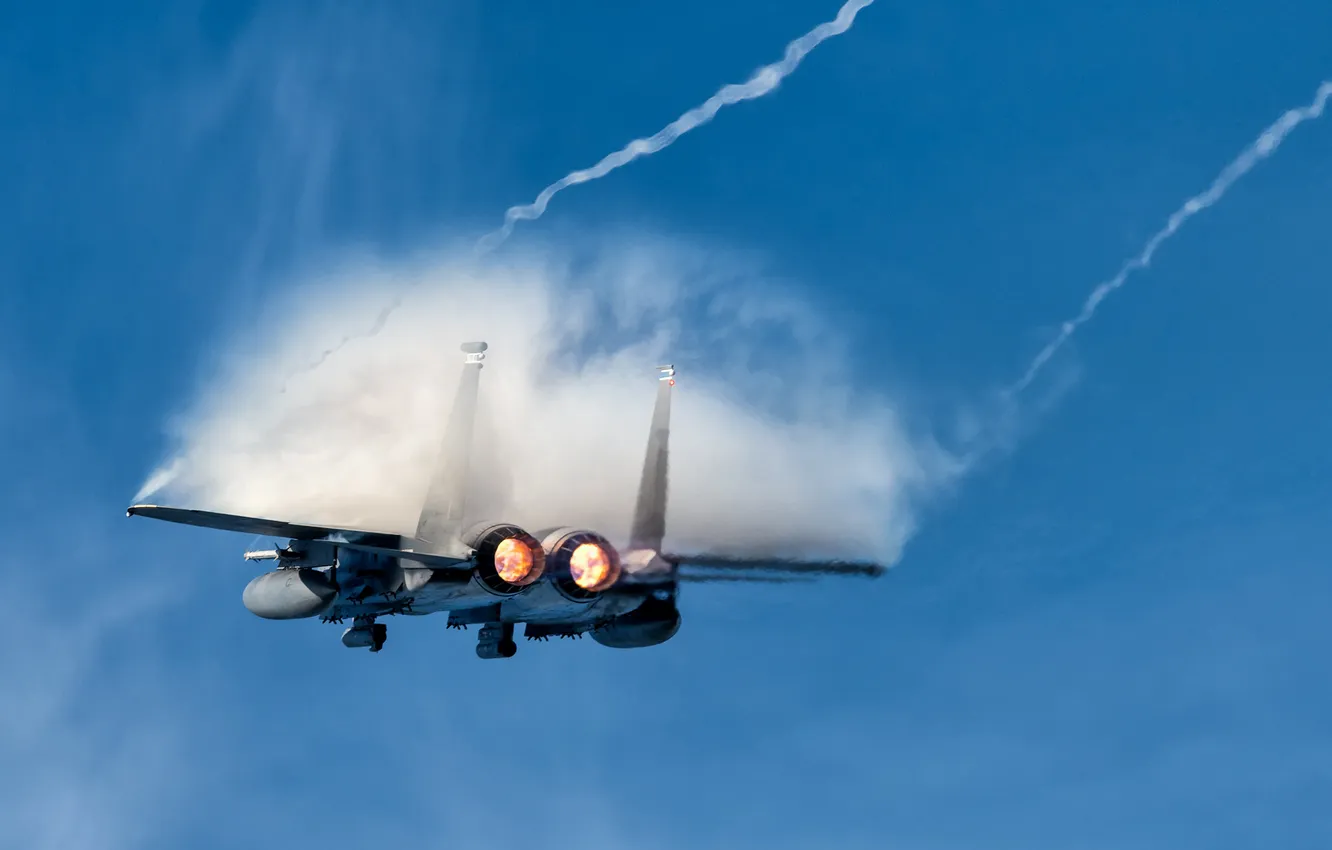 Фото обои aircraft, F-15, Fighter, Fighter aircraft