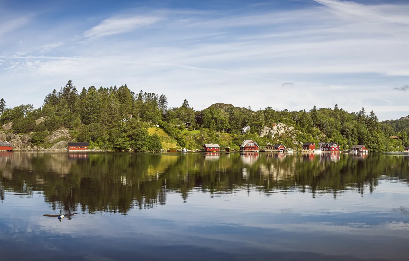 Фото обои Норвегия, панорама, Norway, Egersund, Kjeøy