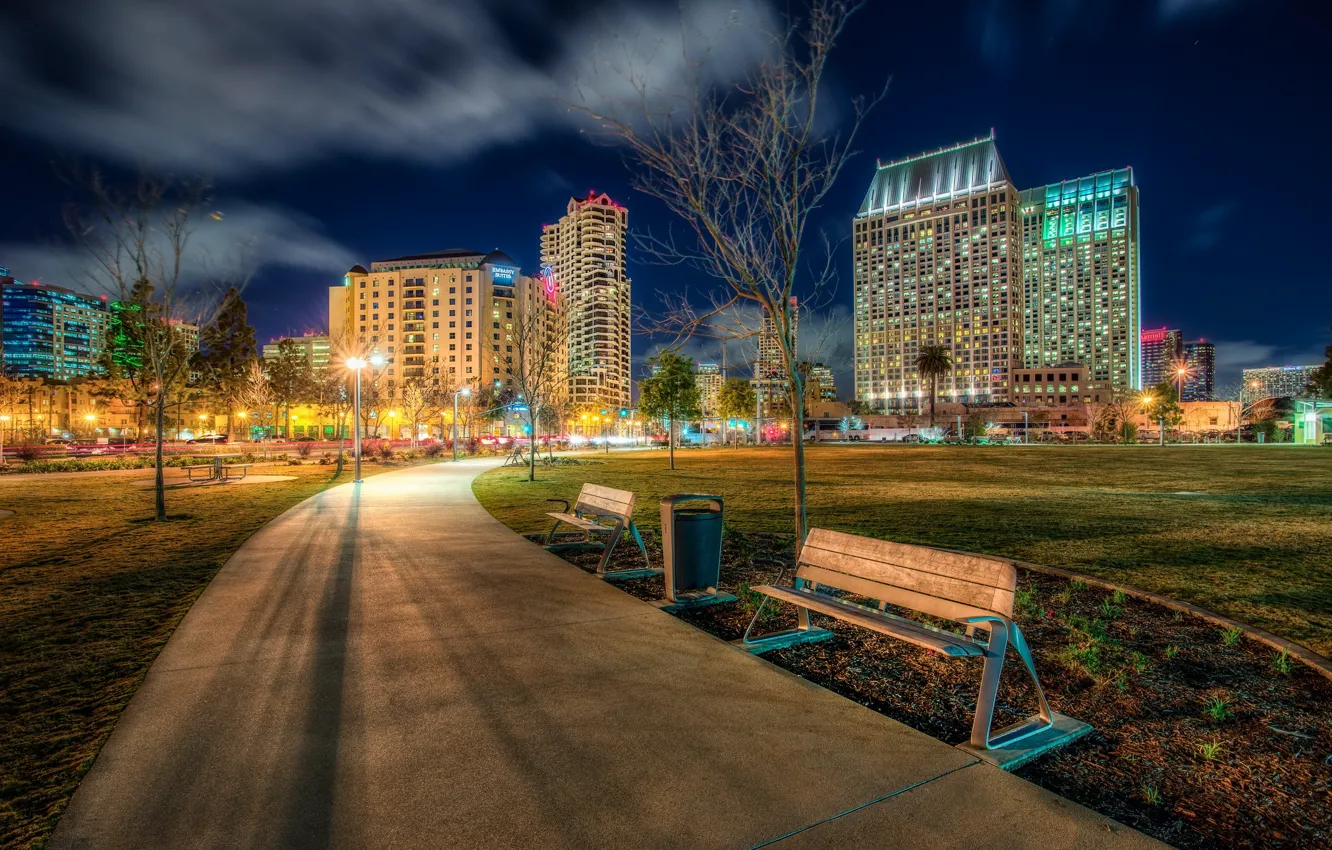 Фото обои United States, California, San Diego, Marina, Ruocco Park