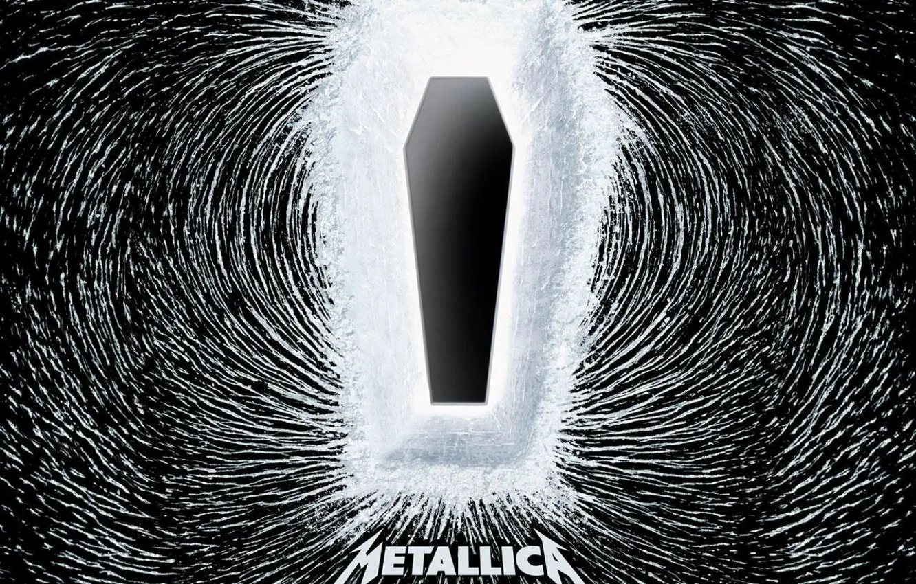 Фото обои гроб, Metallica, полюса, death magnetic