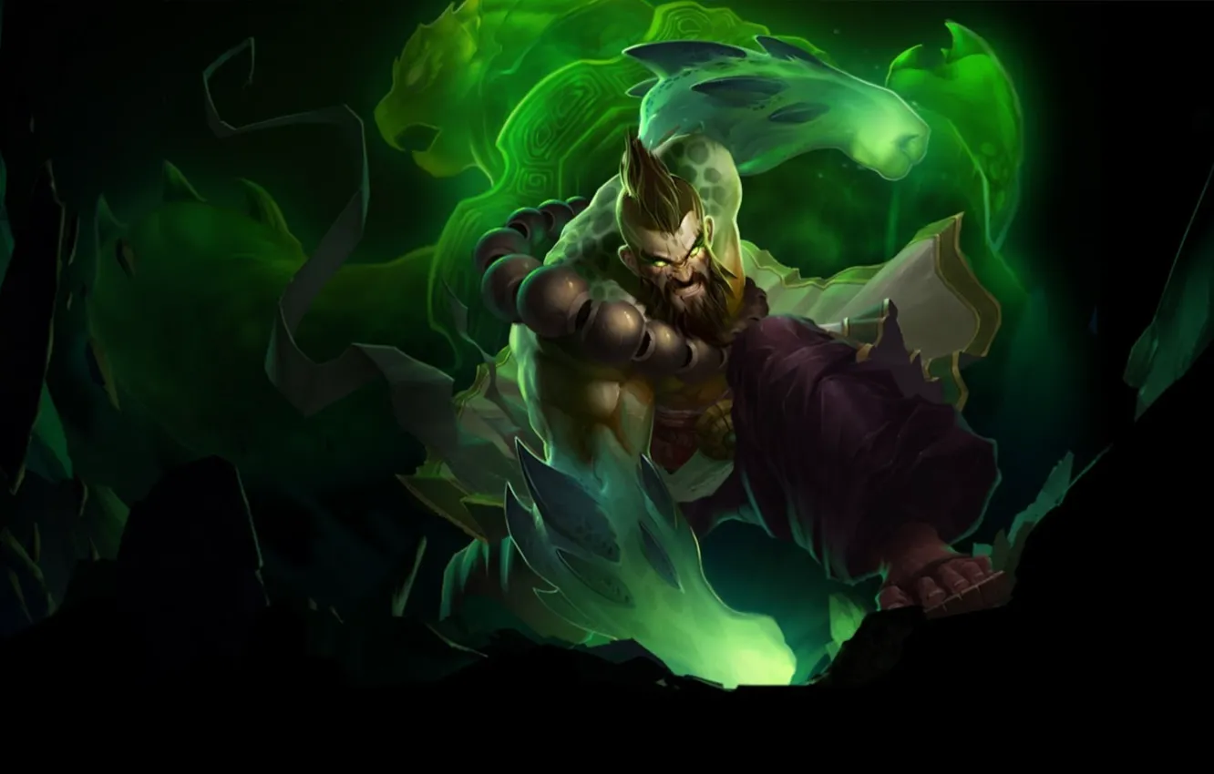 Фото обои Черепаха, League of Legends, LoL, Лига Легенд, ЛоЛ, Удир