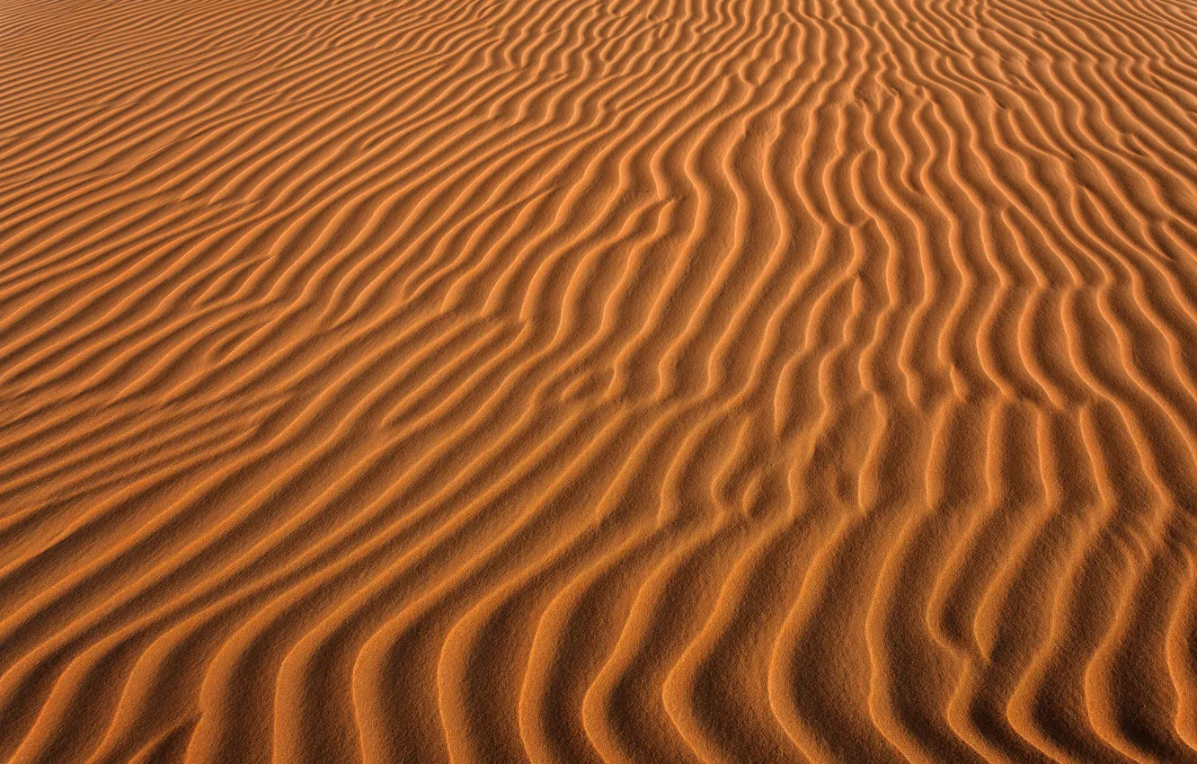 Фото обои песок, волны, природа, пустыня