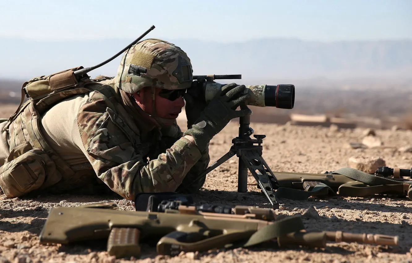 Фото обои оружие, солдат, Australian Army