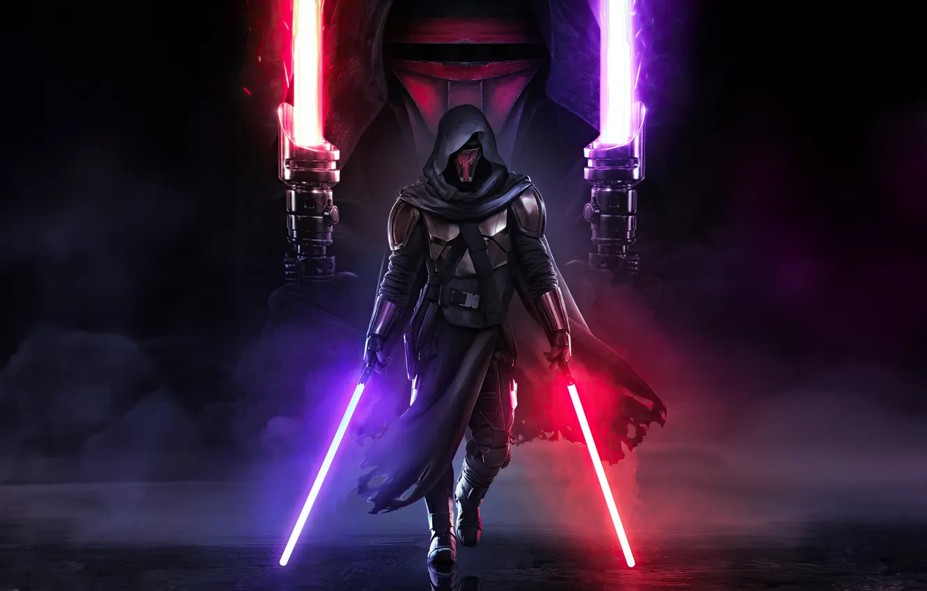Фото обои Fantasy, Jedi, laser sword