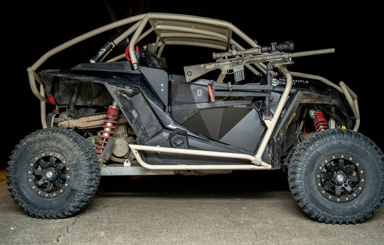 Фото обои Polaris, Army, M110, RZR