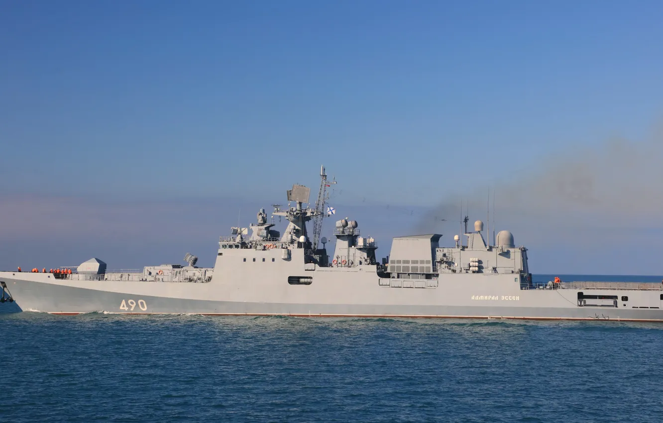 Фото обои корабль, фрегат, сторожевой, Адмирал Эссен