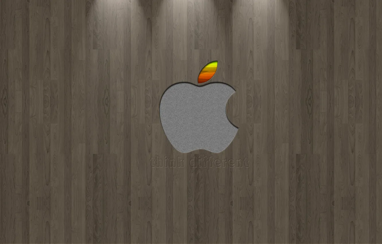 Фото обои apple, logo, pattern