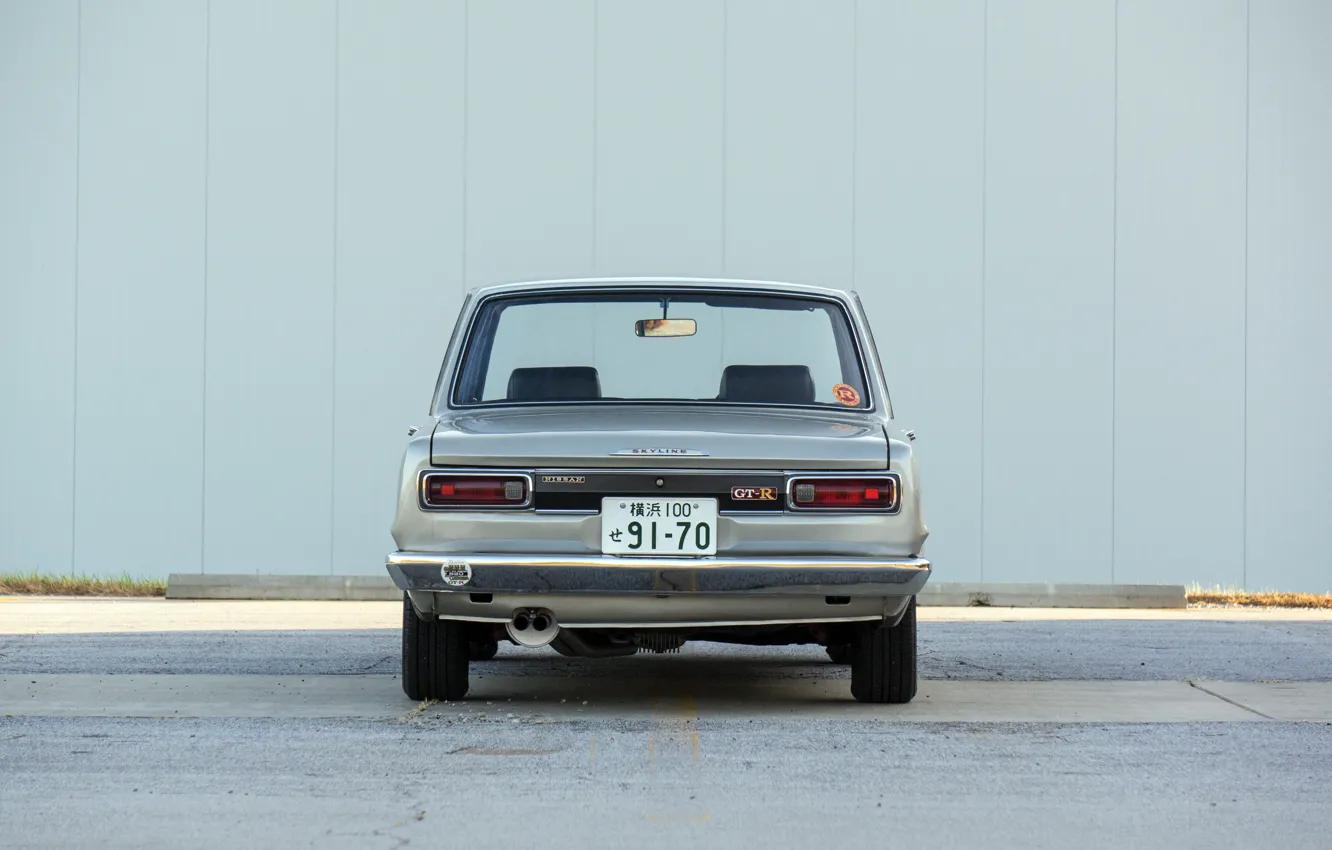 Фото обои Nissan, Skyline, rear view, 2000GT-R, Nissan Skyline 2000 GT-R