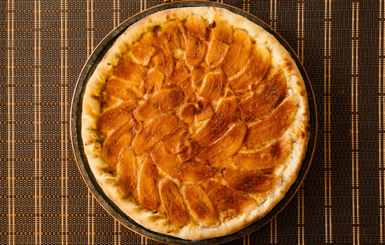 Фото обои pizza, bananas, sweet pizza