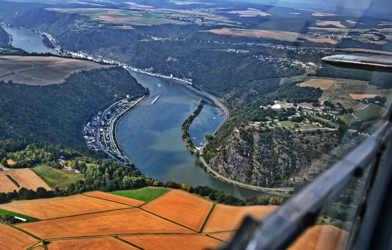 Фото обои Deutschland, Rhein, Loreley