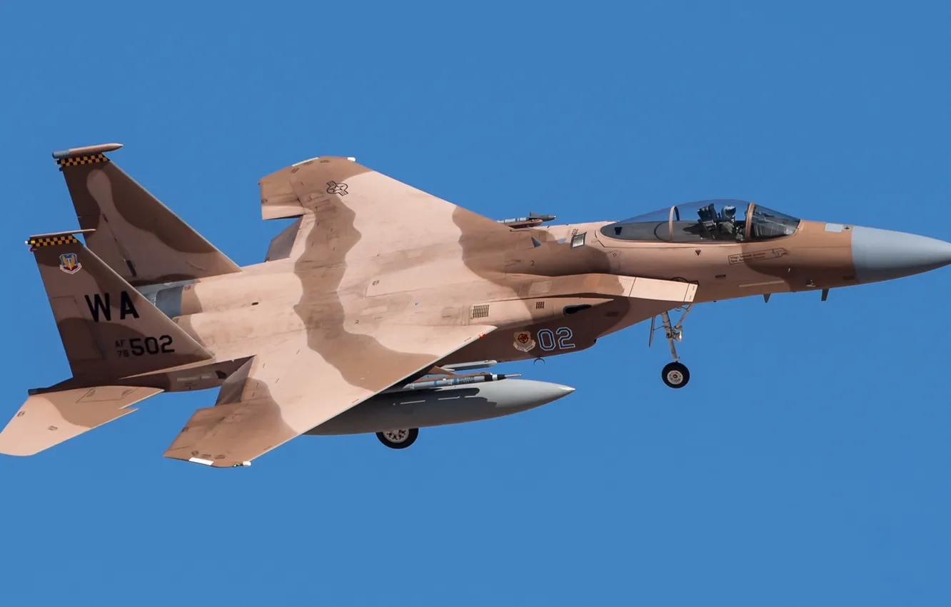 Фото обои оружие, самолёт, F-15C