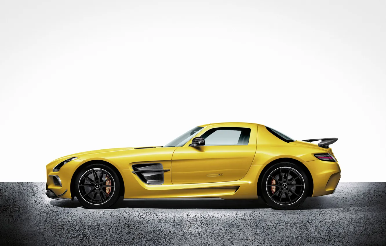 Фото обои Mercedes Benz, AMG, SLS, Black Series