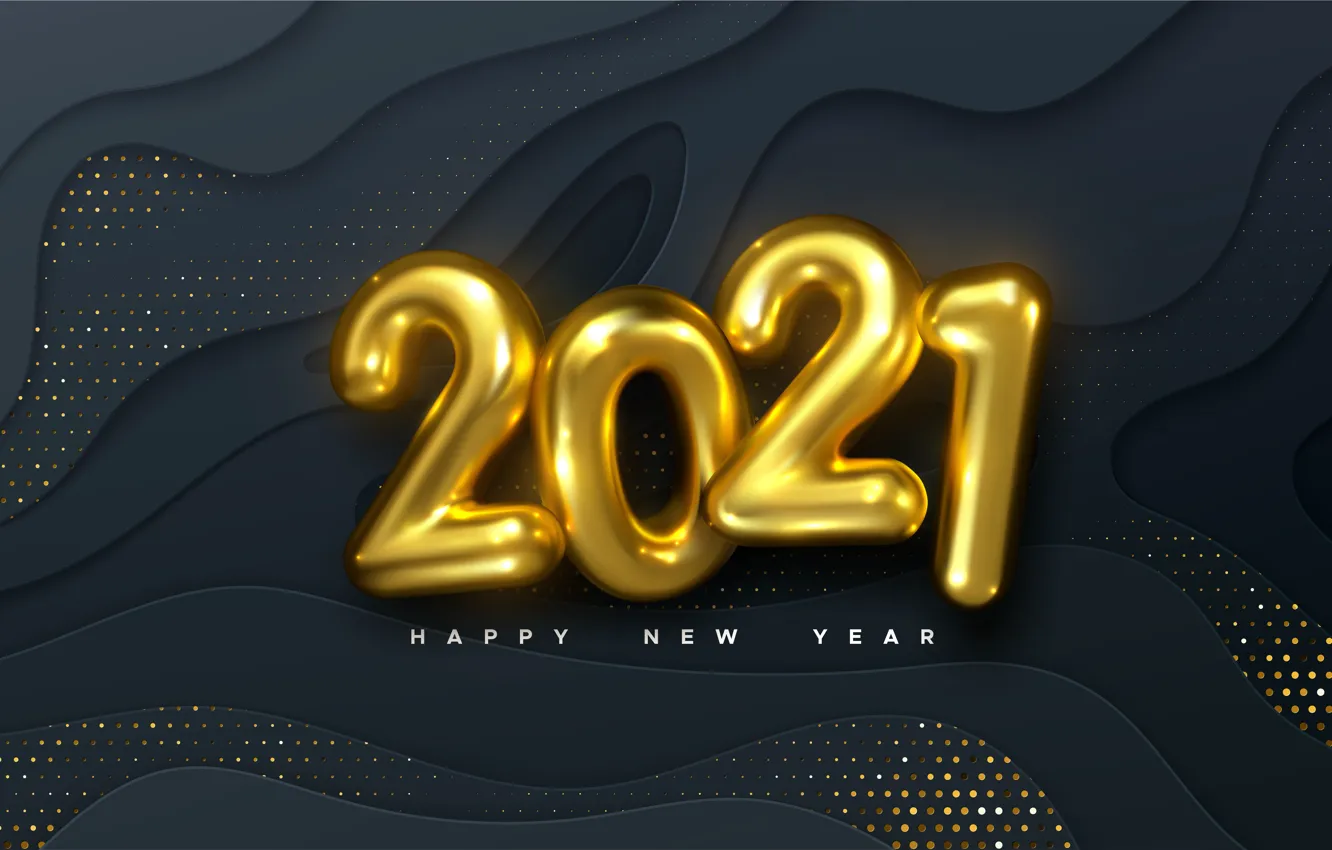 Фото обои фон, праздник, новый год, цифры, 2021