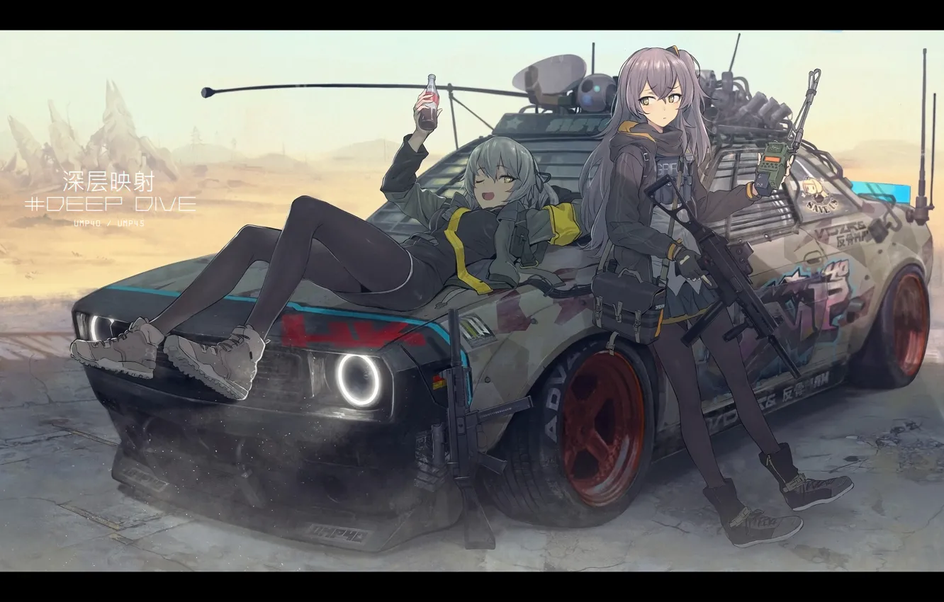 Фото обои girl, sexy, anime, beautiful, pretty, attractive, handsome, girls frontline