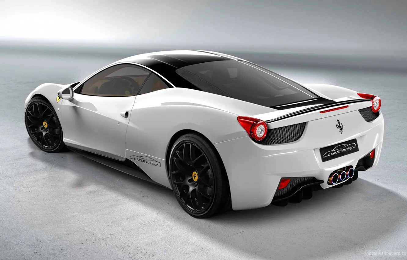 Фото обои Ferrari, 458, design, tuning, oakley