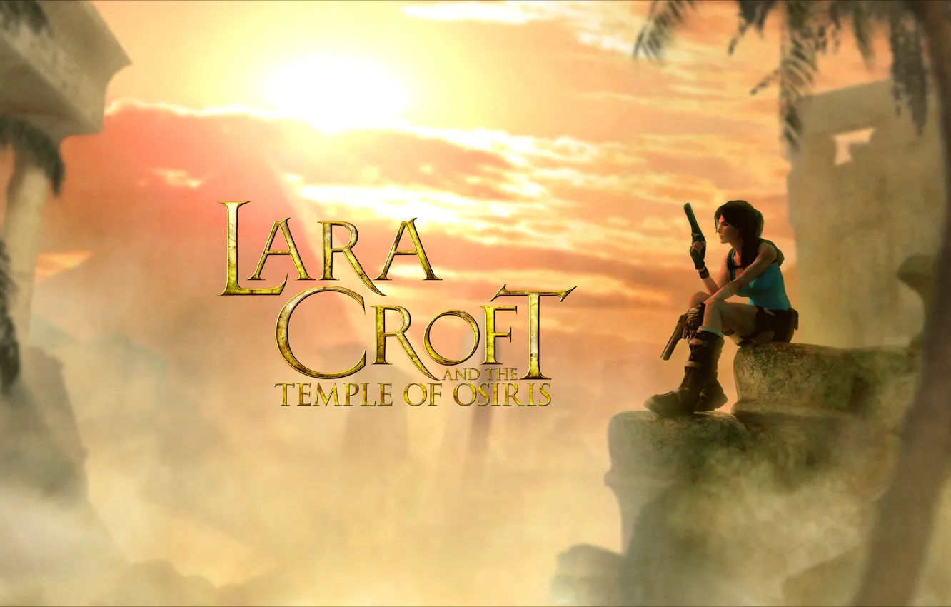 Фото обои lara croft, tomb raider, fan art, Crystal Dynamics, Lara Croft and the Temple Of Osiris