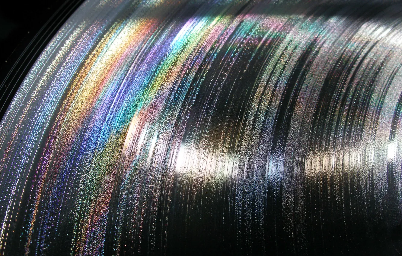 Фото обои музыка, радуга, music, Пластинка, винил, vinyl, disc
