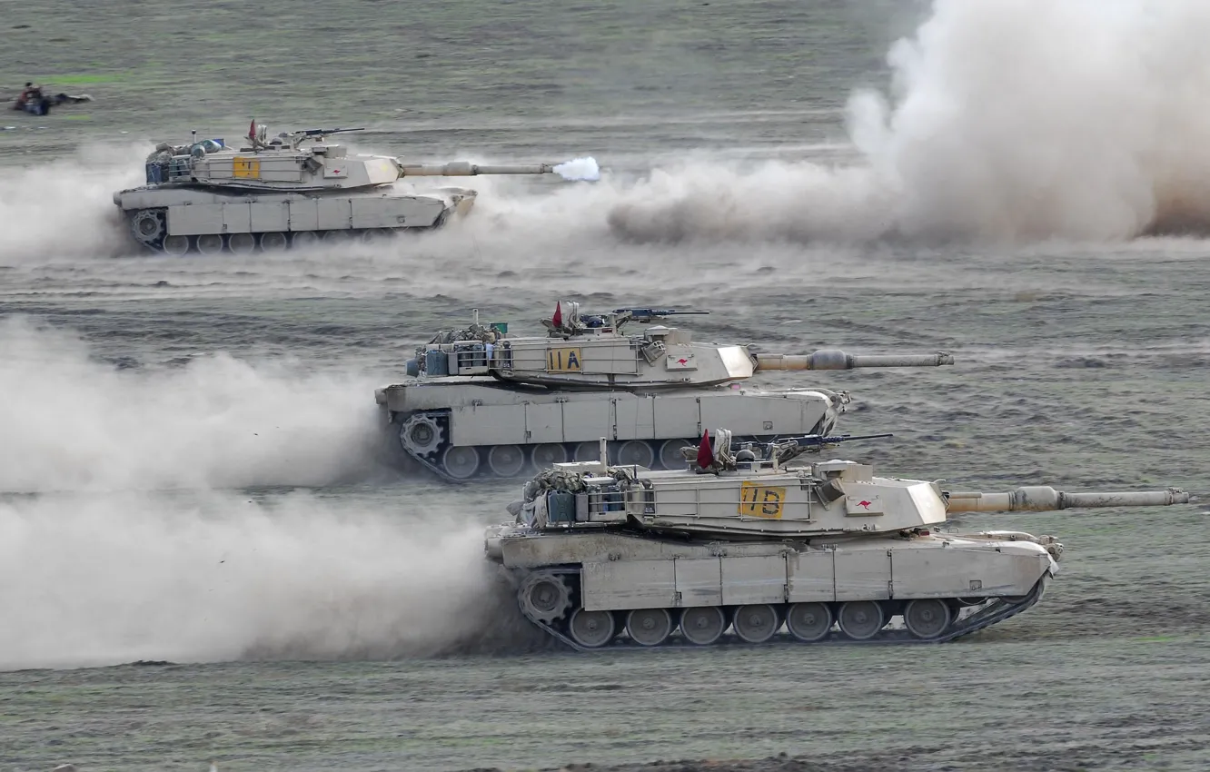 Фото обои танк, USA, США, военная техника, tank, Abrams M1A1