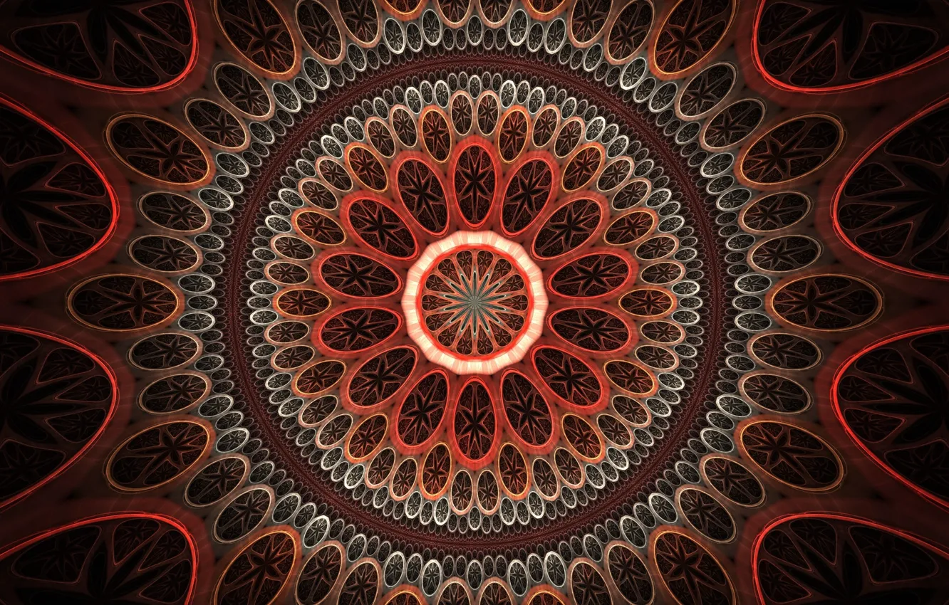 Фото обои круги, узор, wallpaper, pattern