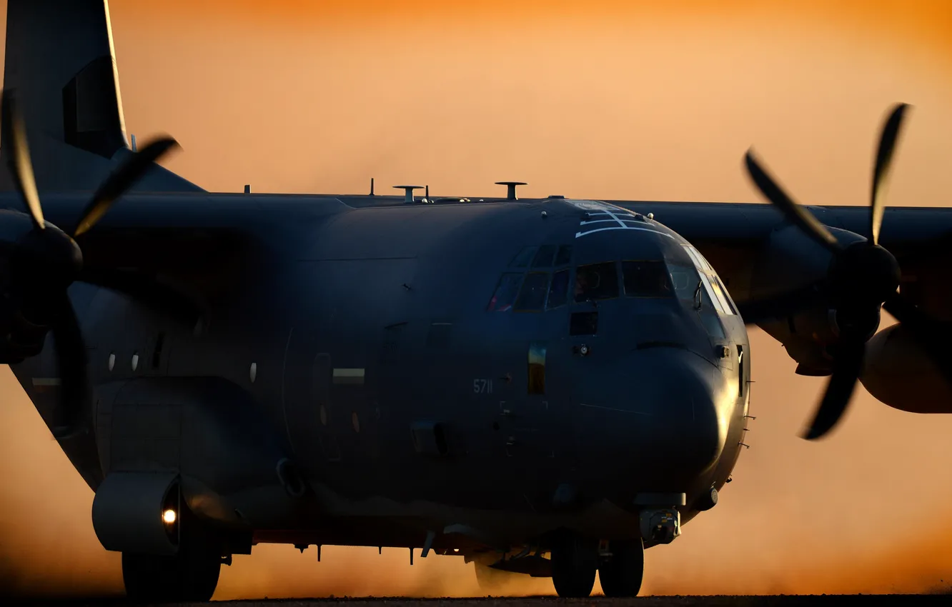 Фото обои авиация, самолёт, военно-транспортный, Super Hercules, C-130J