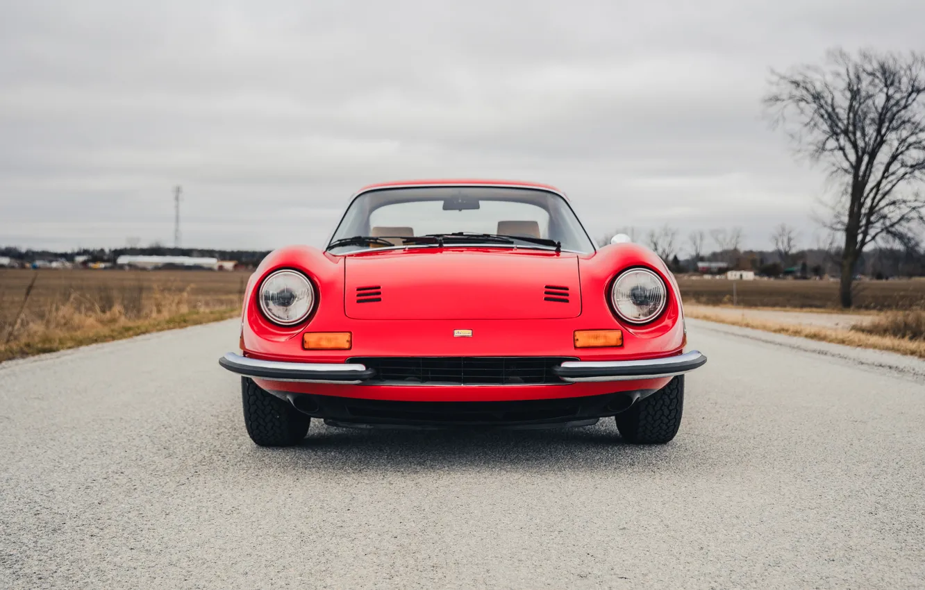 Фото обои Ferrari, 1972, Dino, Ferrari Dino 246 GT