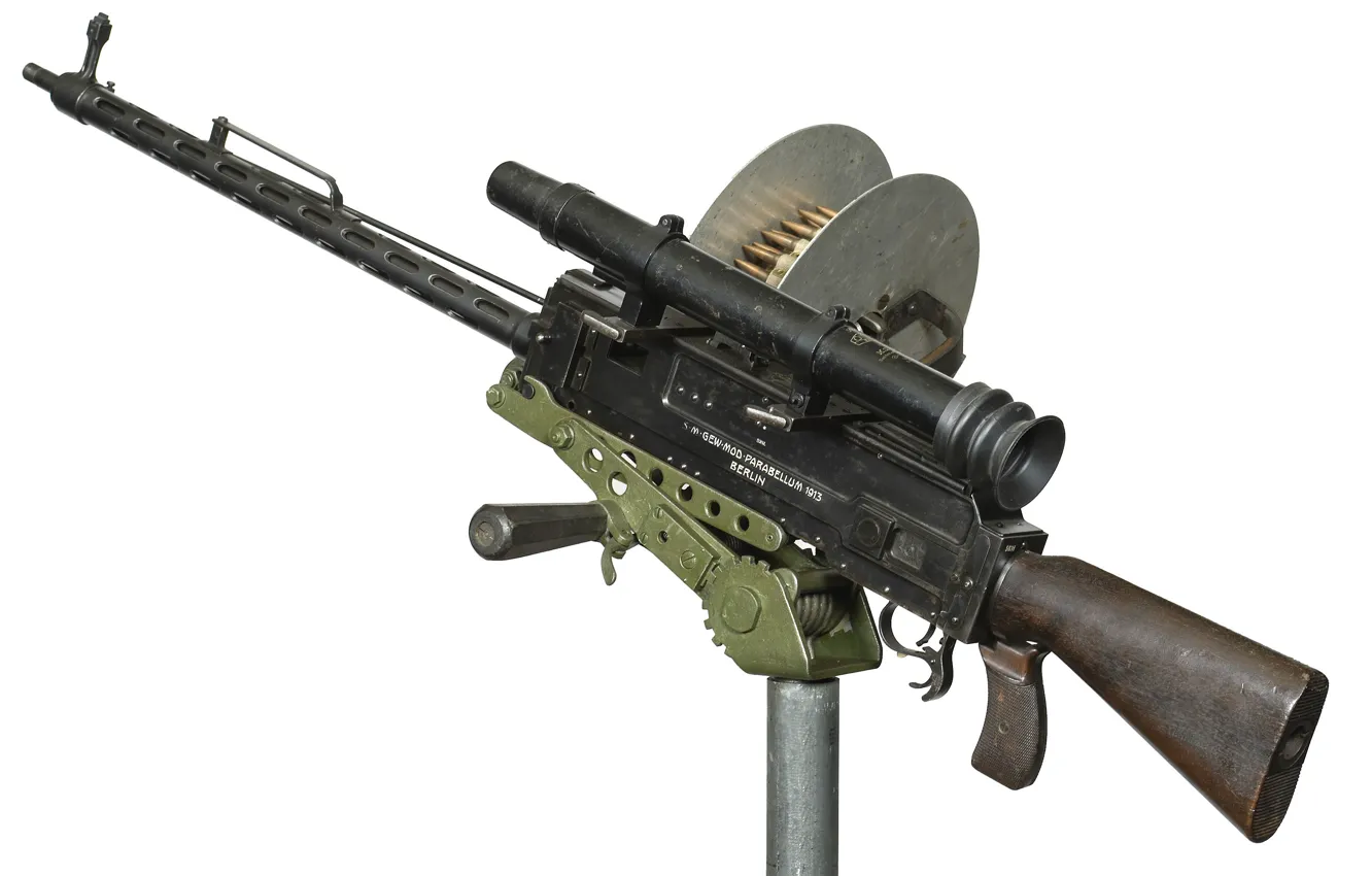 Фото обои пулемет, прицел, катушка, оптический, M1913, Parabellum, Австрийский, Schwarzlose