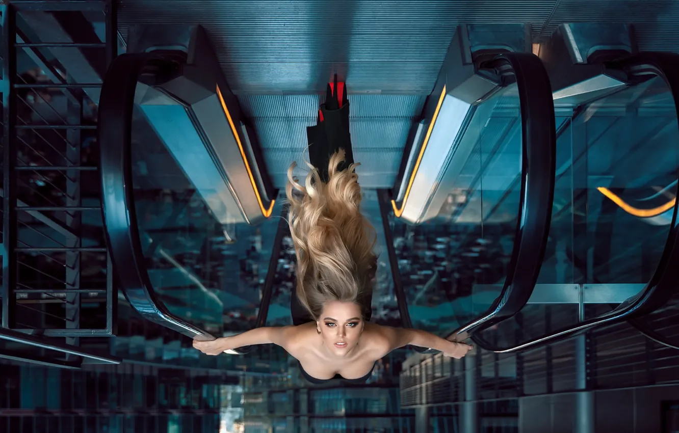 Фото обои девушка, поза, Daria, Zero Gravity