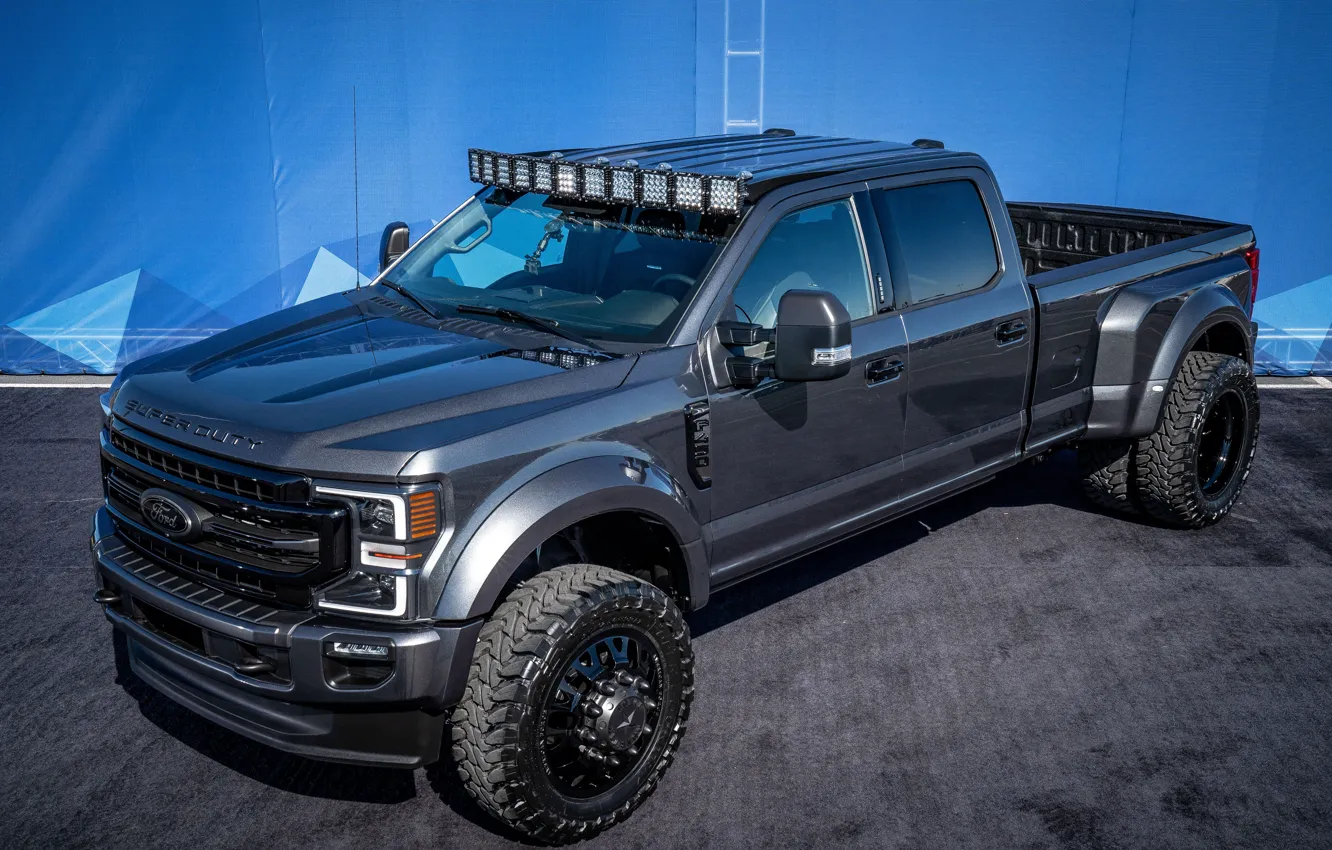 Фото обои Ford, Grey, Pickup, F-450, Deberti design