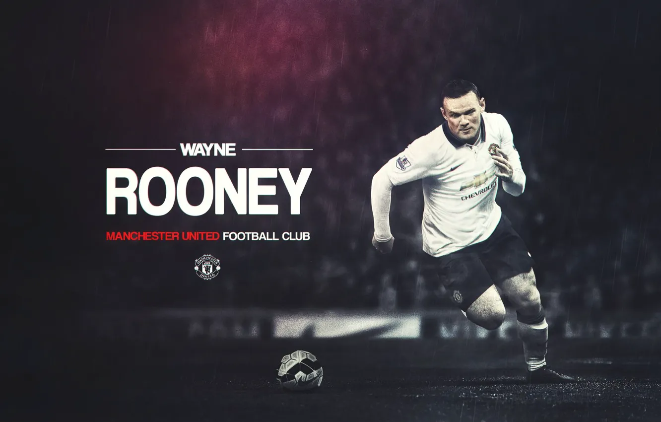 Фото обои Спорт, Manchester United, Манчестер Юнайтед, Wayne Rooney, FuriousGFX
