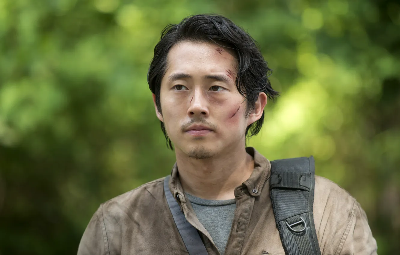 Фото обои The Walking Dead, Ходячие мертвецы, Steven Yeun, Glenn
