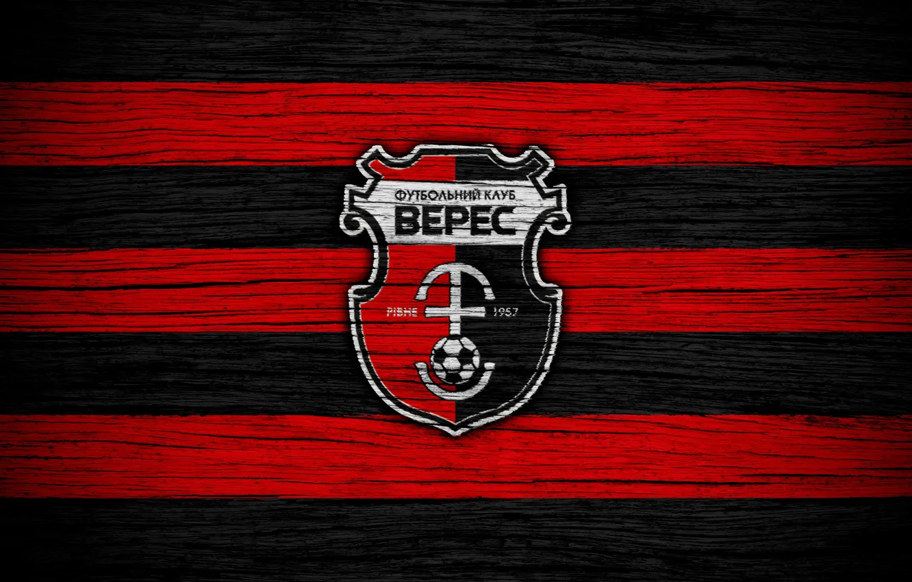 Фото обои wallpaper, logo, football, Sport, Ukrainian Premier League, Veres Rivne