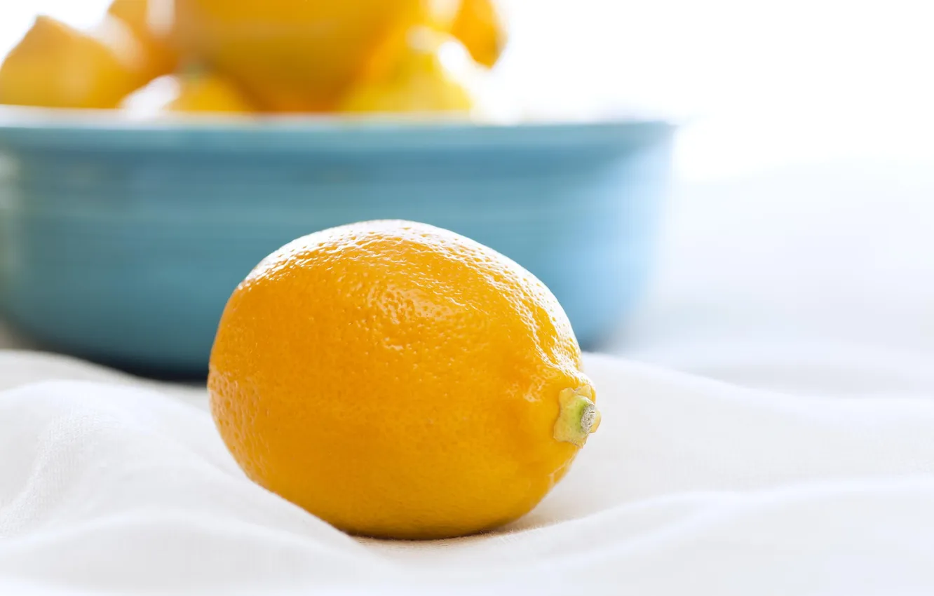 Фото обои макро, лимон, фрукт, цитрусовые