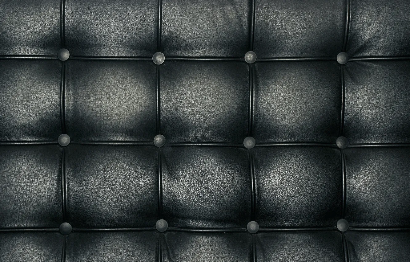 Фото обои black, pattern, leather, sofa