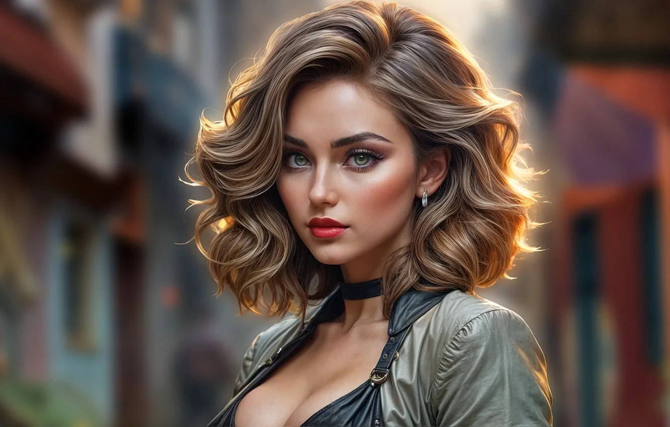 Фото обои girl, beautiful, gorgeous, ai art